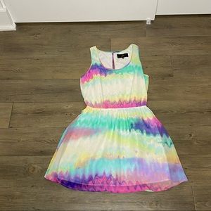 Jack Tie Dye sleeveless short summer dress